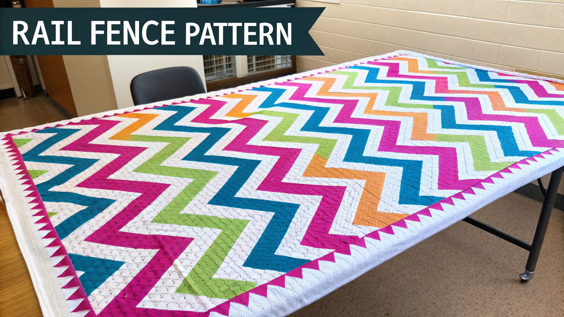 Rail Fence Quilt Pattern