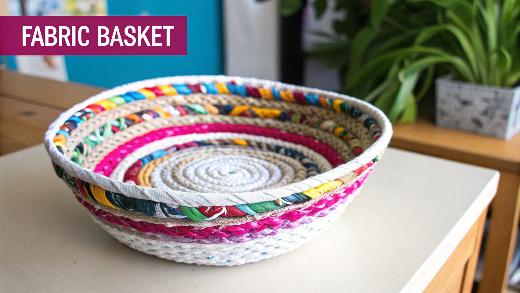 Fabric Scrap Bowl or Basket