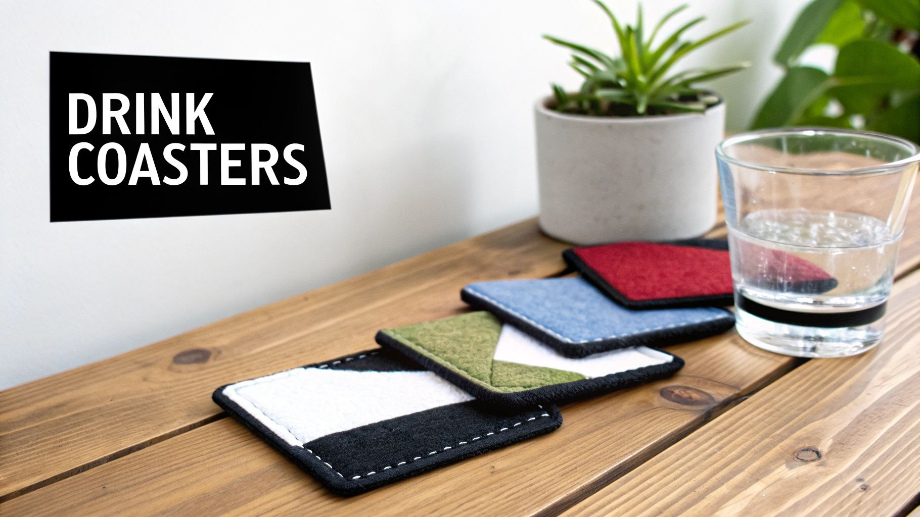 Fabric Coasters Set