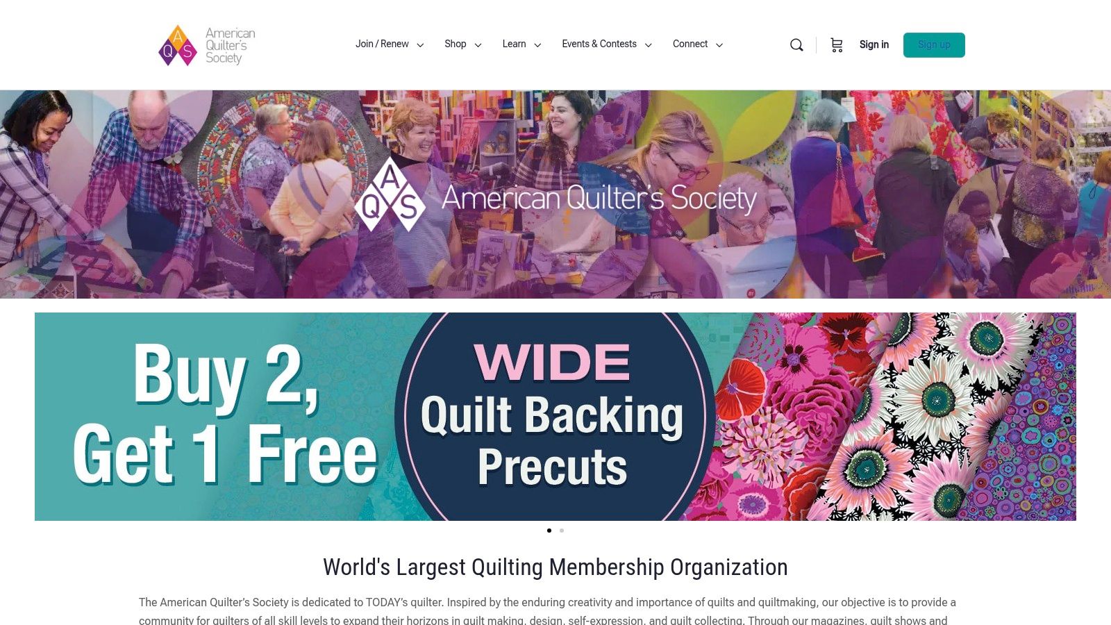 American Quilter’s Society (AQS)