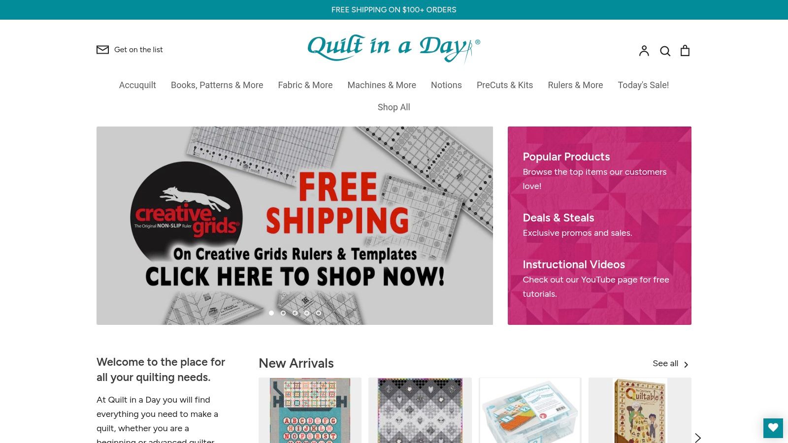 Quilt in a Day (Eleanor Burns)