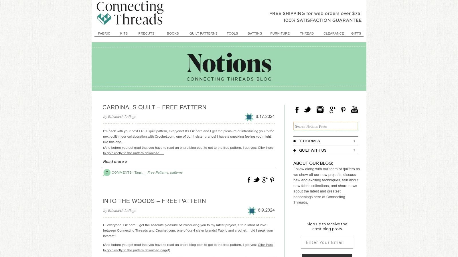 Connecting Threads (blog)