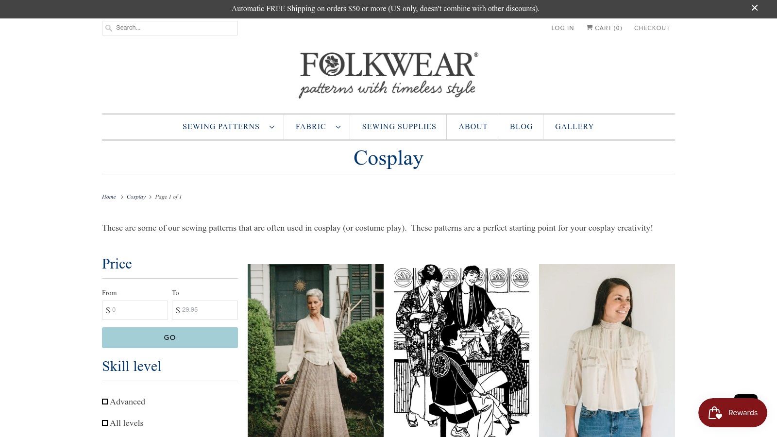 Folkwear – Historical & Ethnic Garments (cosplay-friendly)