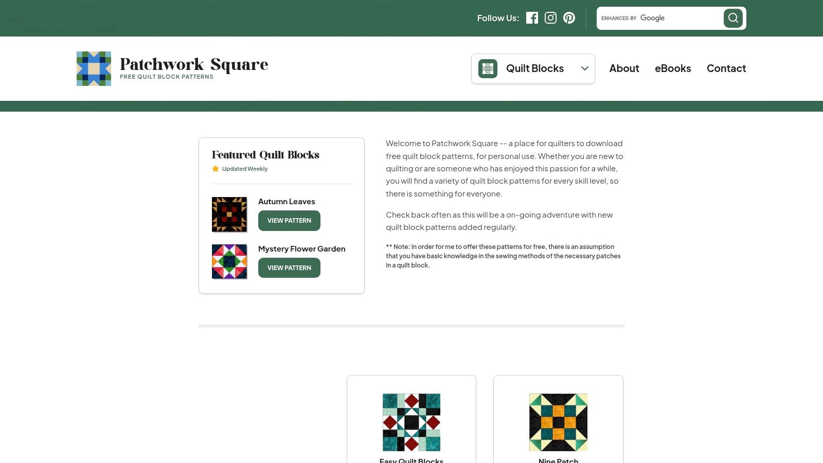 Patchwork Square