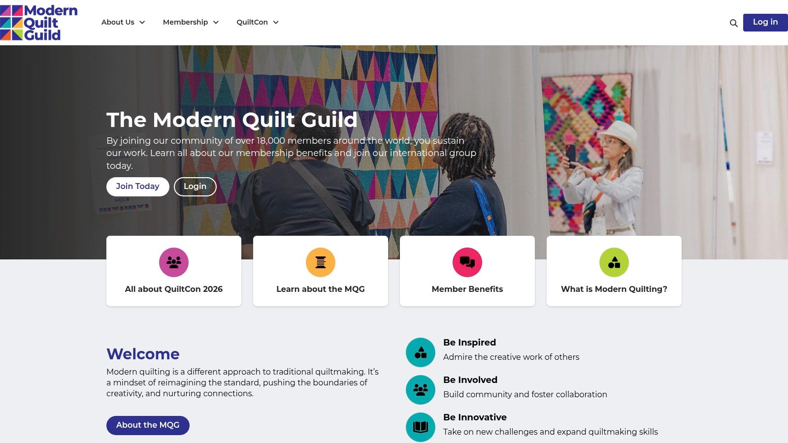 The Modern Quilt Guild (MQG)