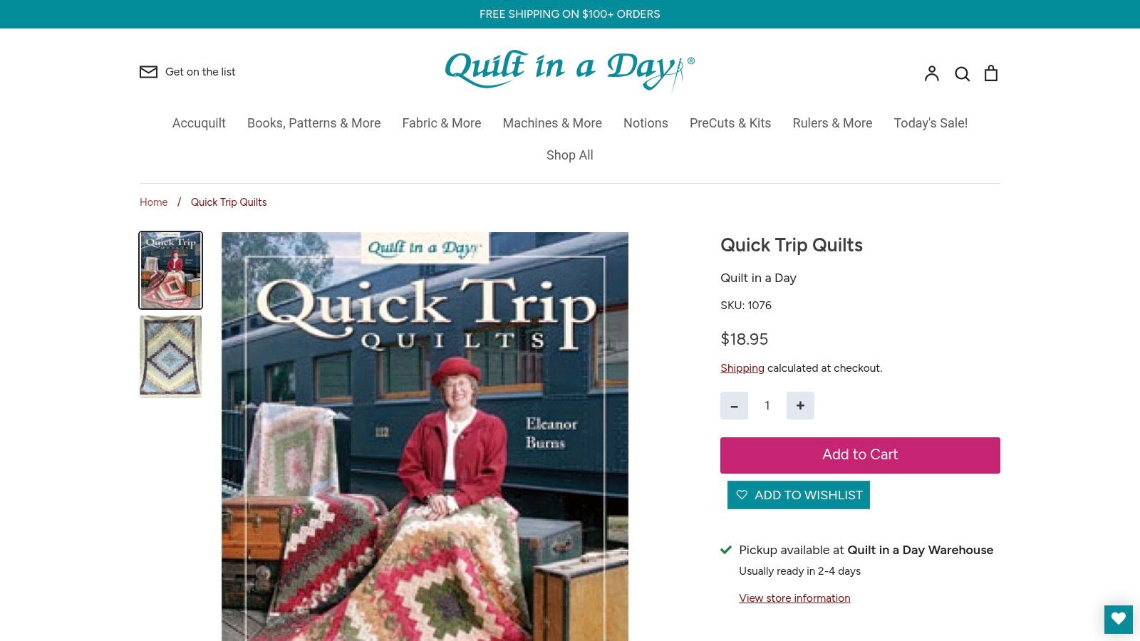 Quilt in a Day