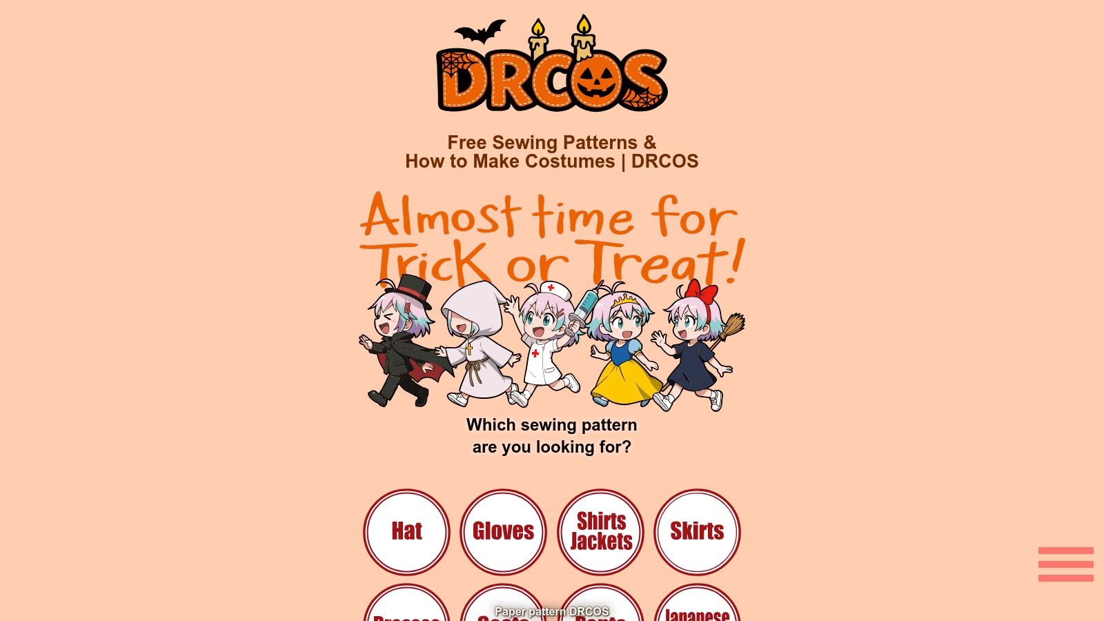 DRCOS (Dr-Cos) – Free Costume & Fashion Patterns