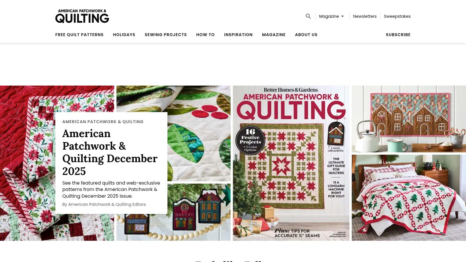 AllPeopleQuilt (American Patchwork & Quilting)