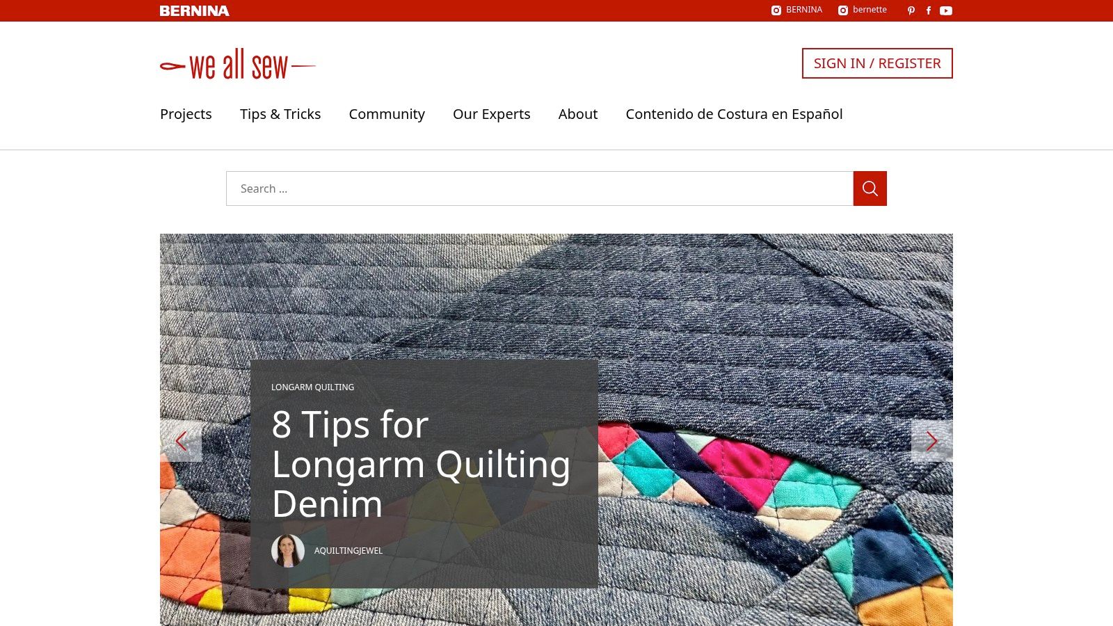 WeAllSew (BERNINA) – Free Tutorials and Quilt-Alongs