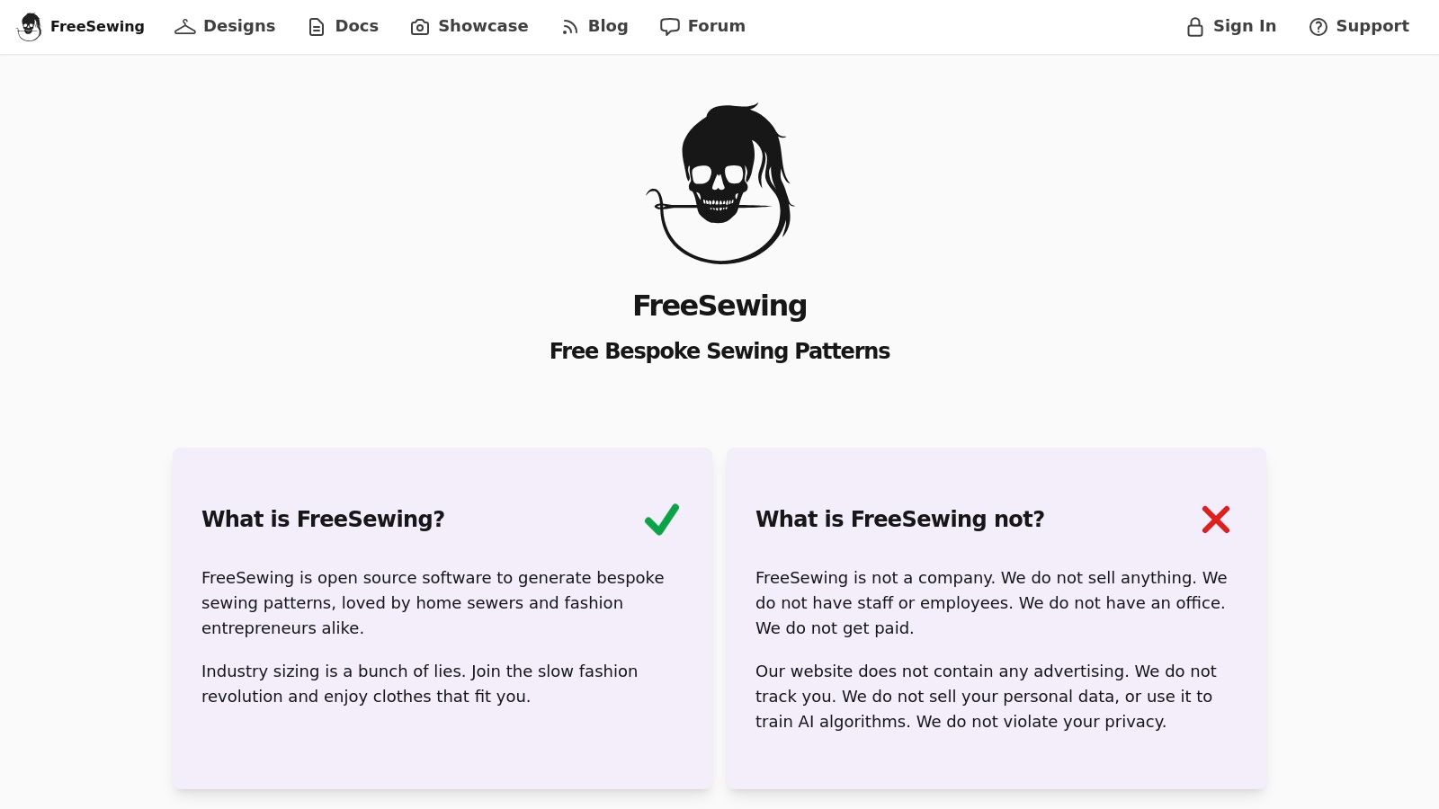 FreeSewing.org