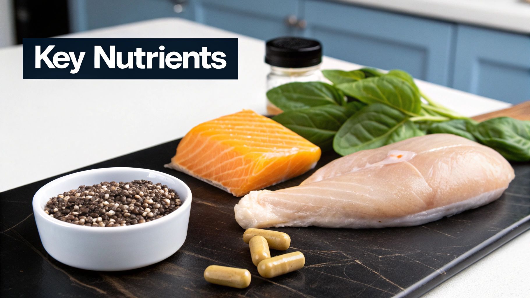 A close-up shot of various wholesome dog treats with visible ingredients like oats and carrots.