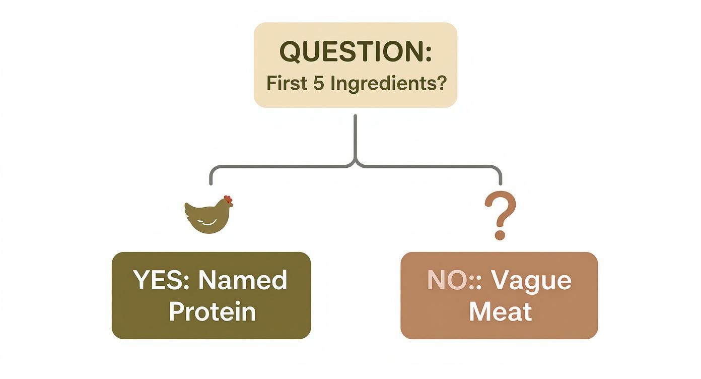 Infographic about ingredients to avoid in dog food