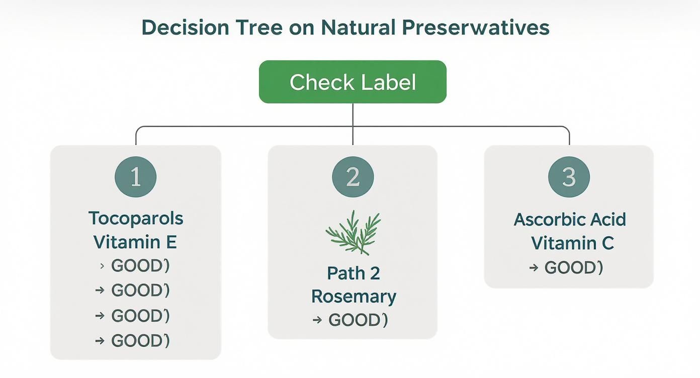 Infographic about natural dog food preservatives