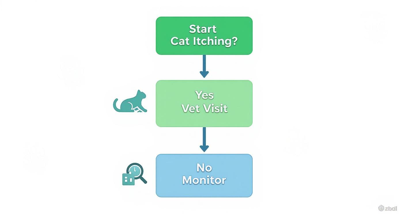 Infographic about natural remedies for cats