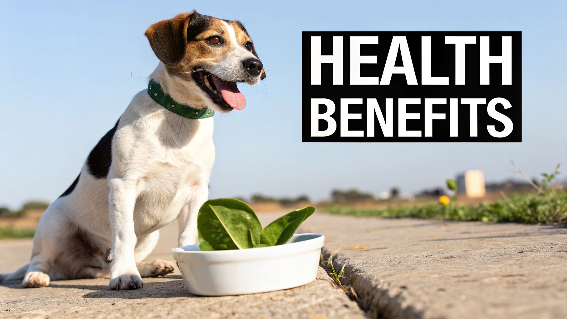 A close-up shot of a golden retriever gently eating a piece of cooked spinach from a person's hand.