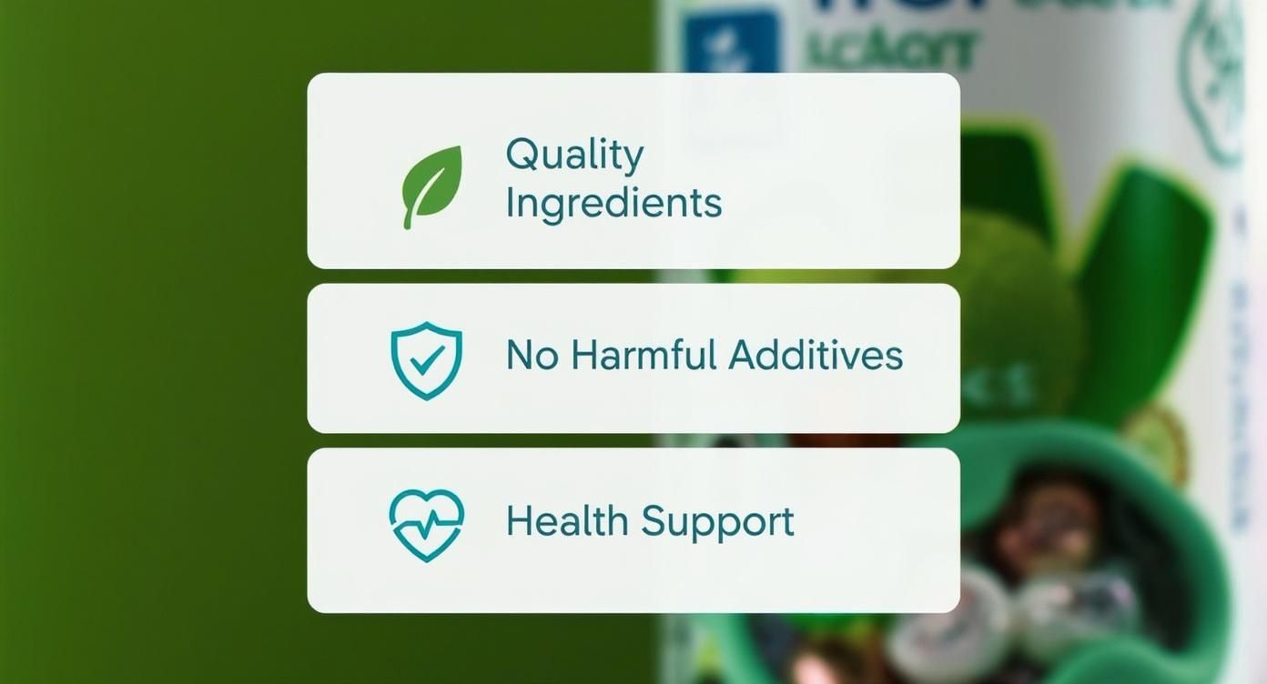 Infographic about vet approved dog treats