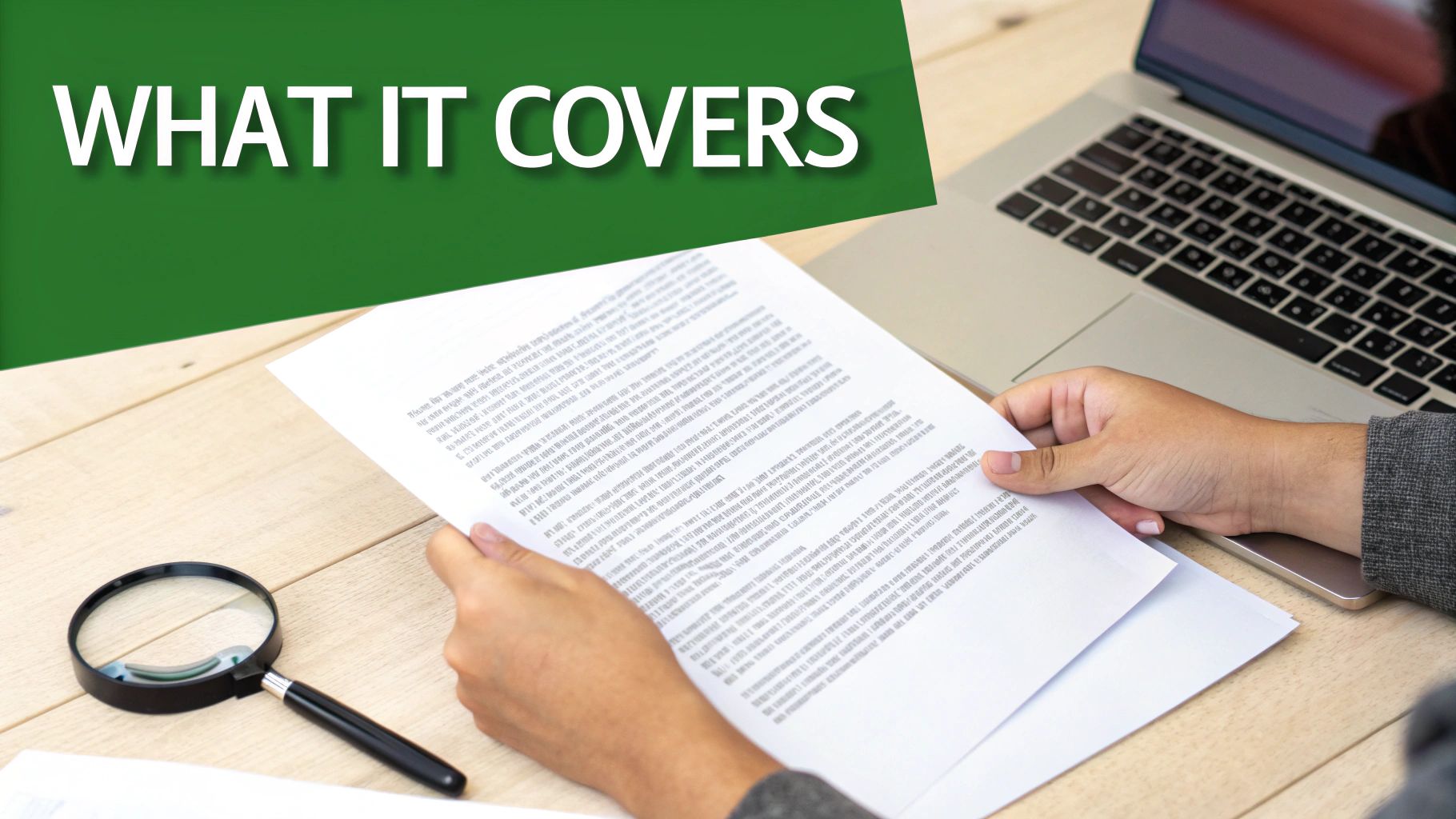 A detailed infographic showing the various components of cyber insurance coverage