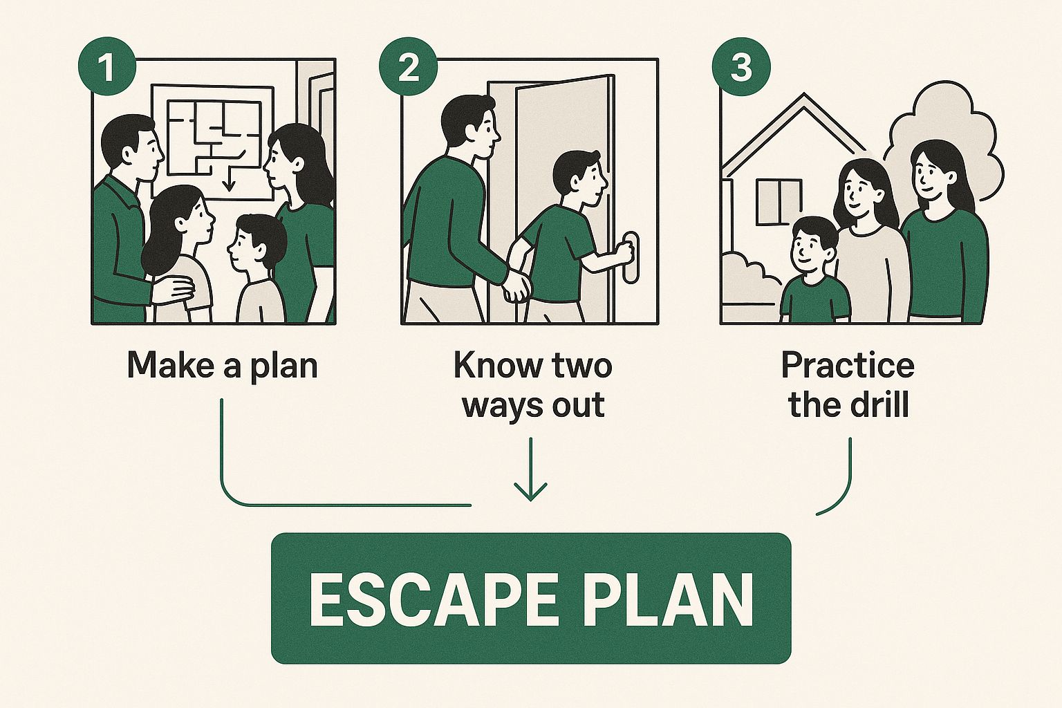 Infographic about how to prevent house fires