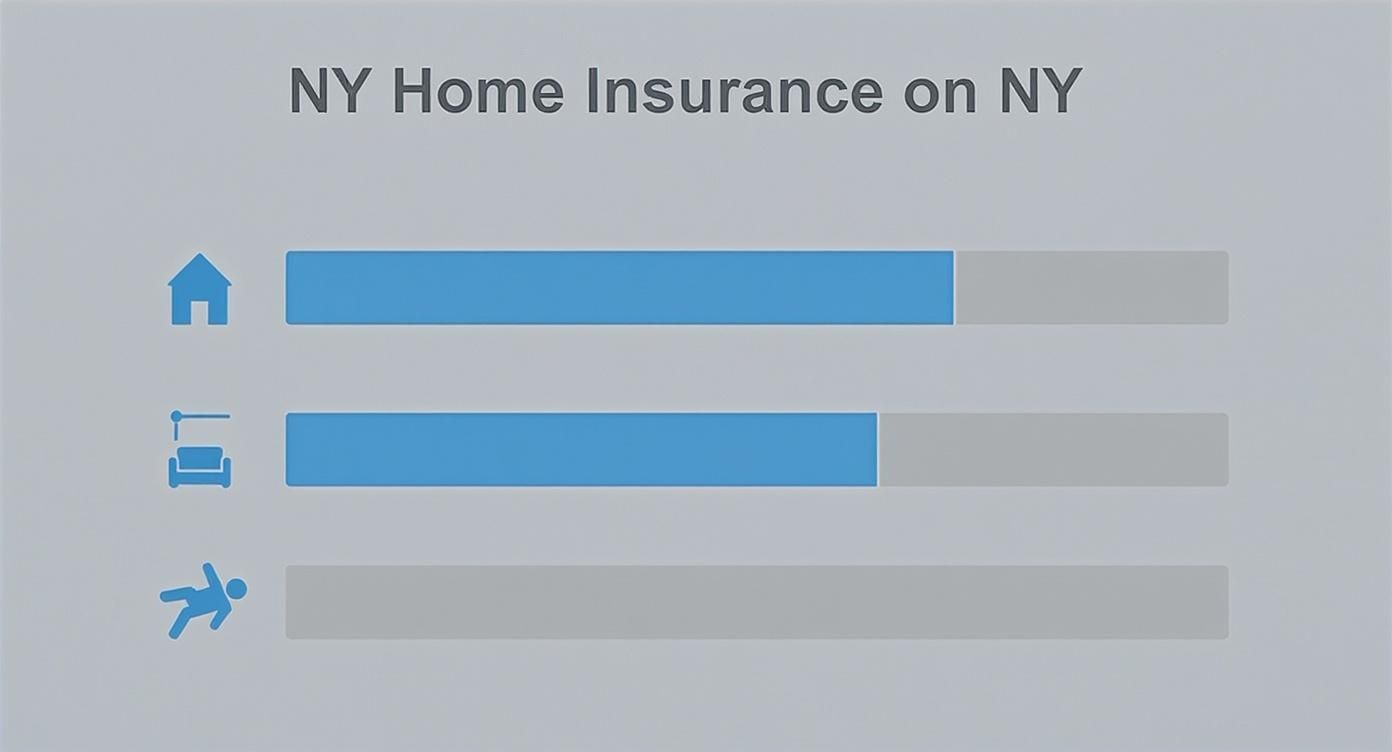 Infographic about homeowners insurance new york