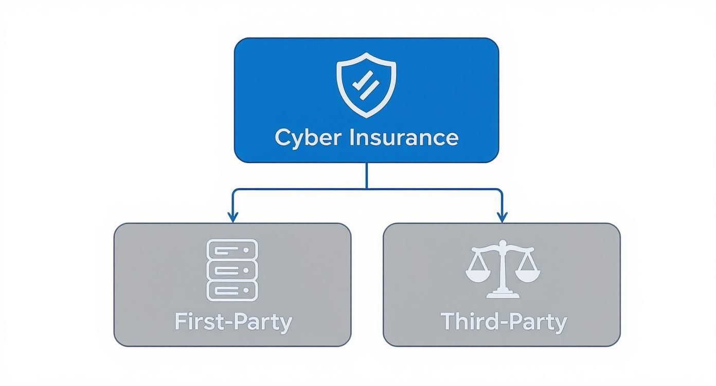 Infographic about cyber liability insurance