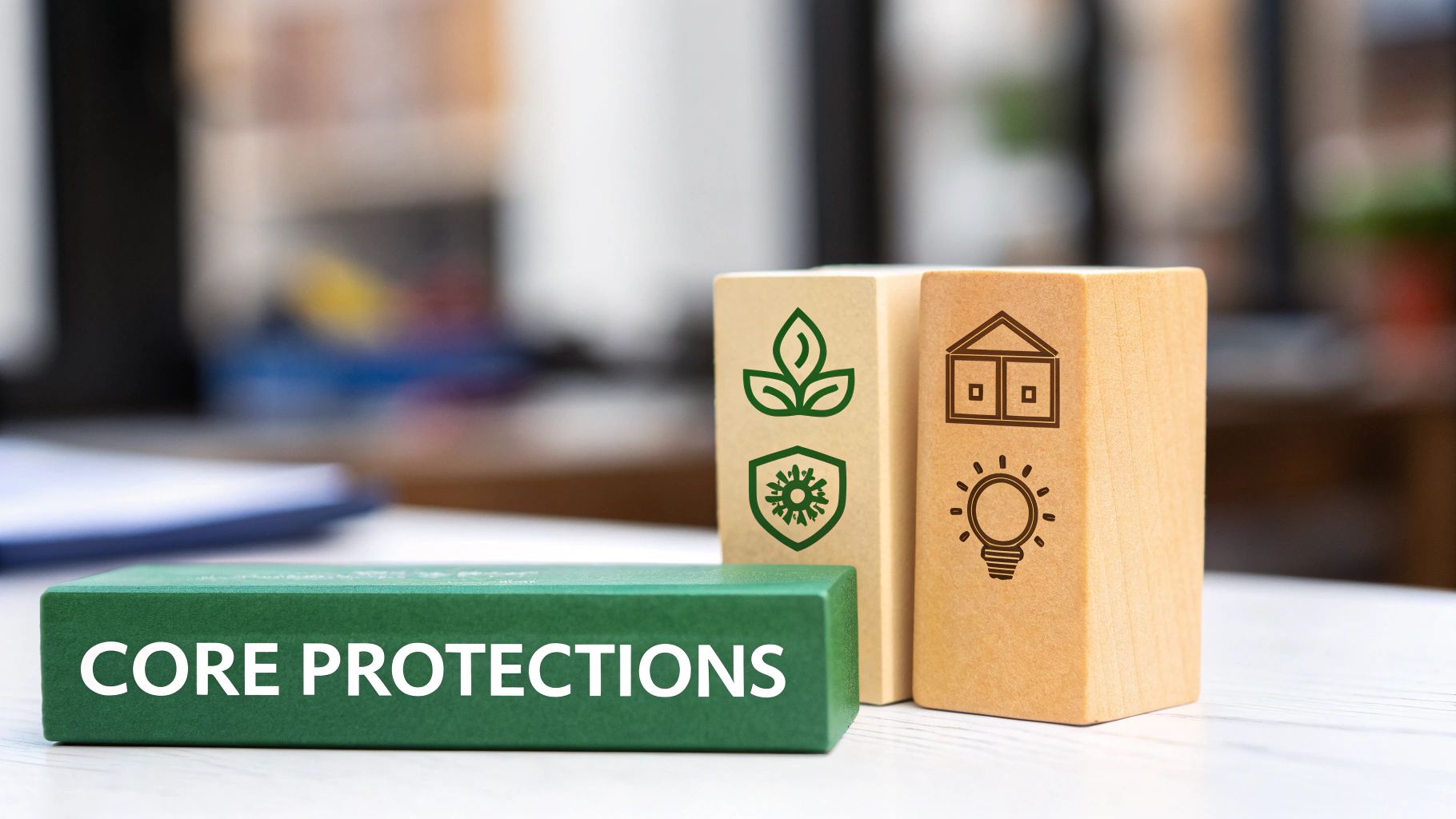 Close-up of a magnifying glass over the fine print of an insurance policy document