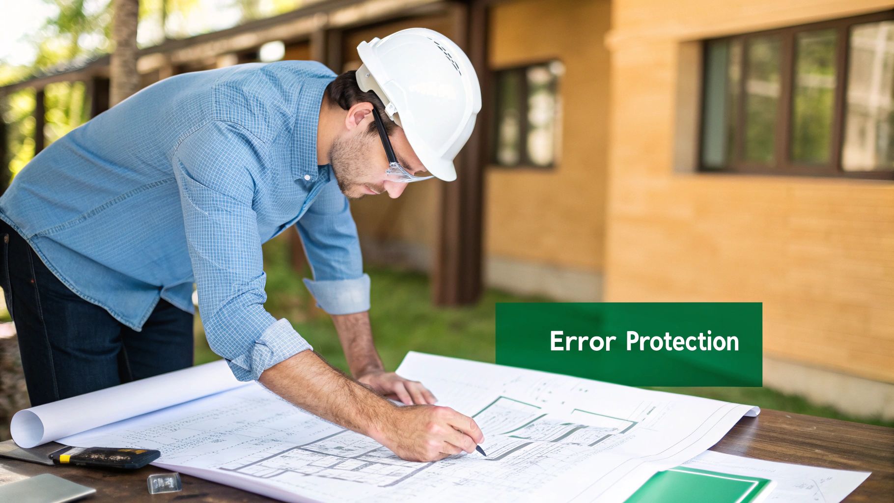 A close-up of an insurance policy document with key sections highlighted.