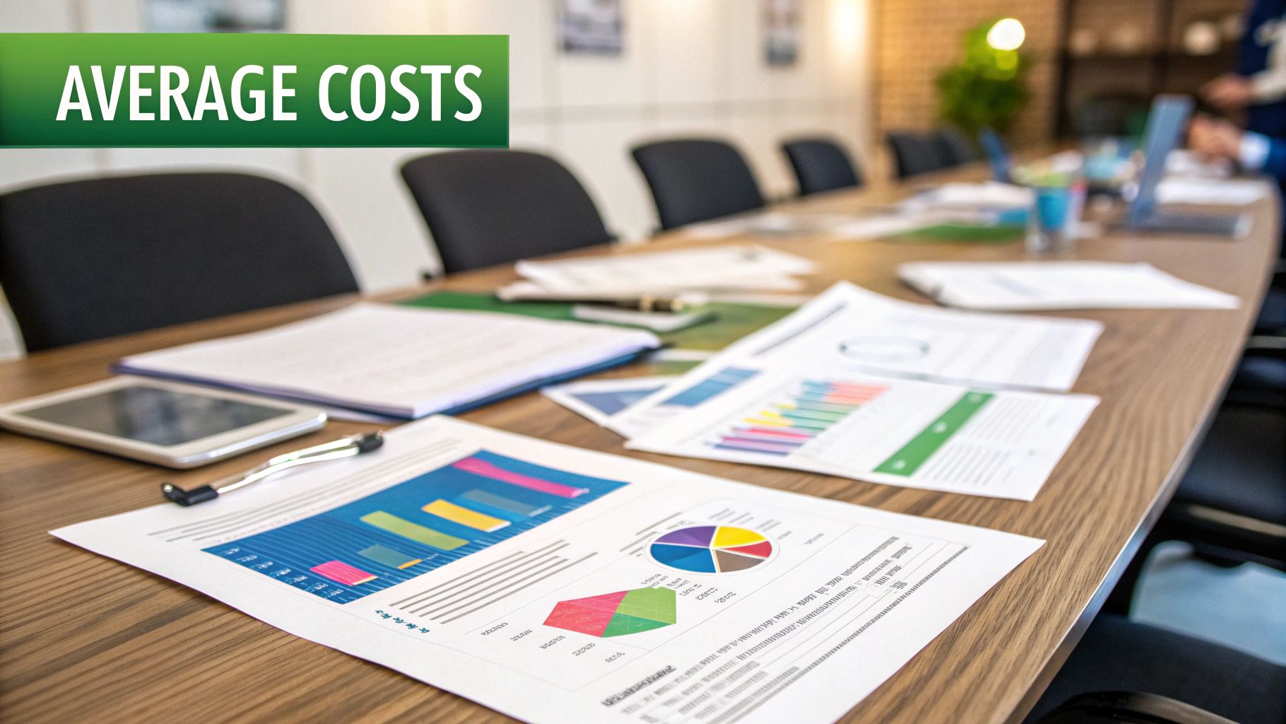 A world map overlaid with symbols of weather events like hurricanes and wildfires, and economic charts showing inflation.
