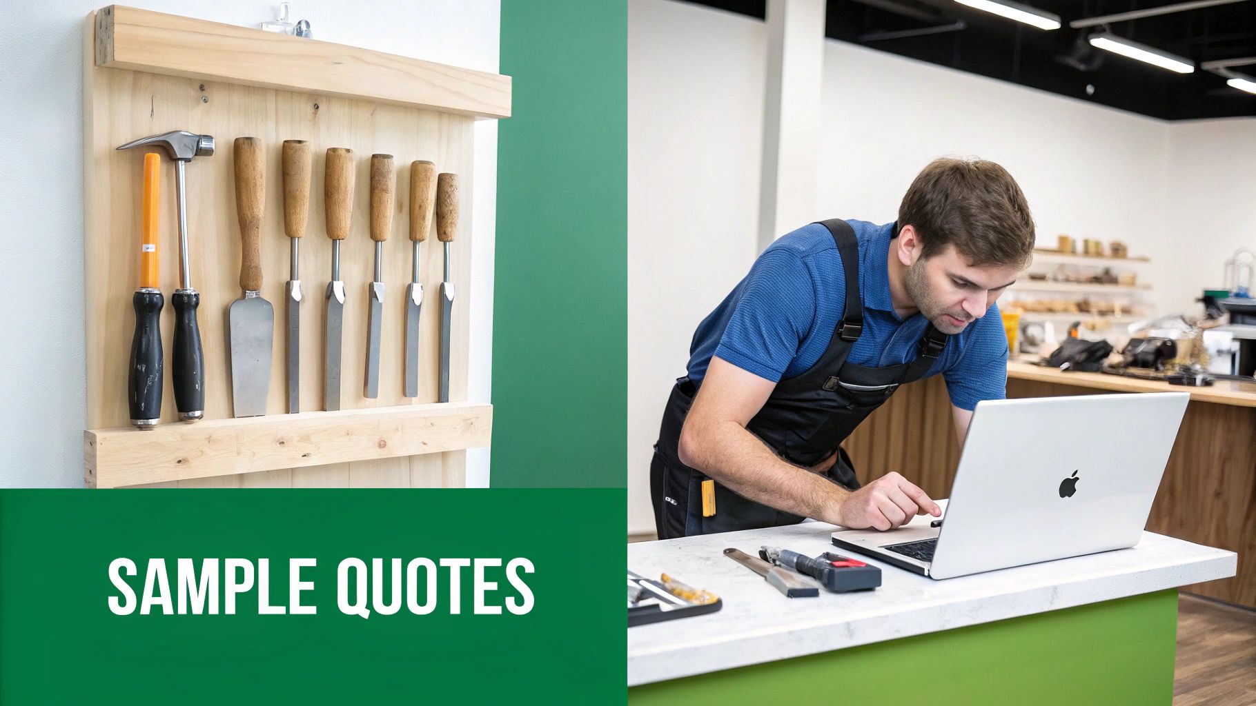 A coffee shop owner smiling while preparing a drink for a customer.