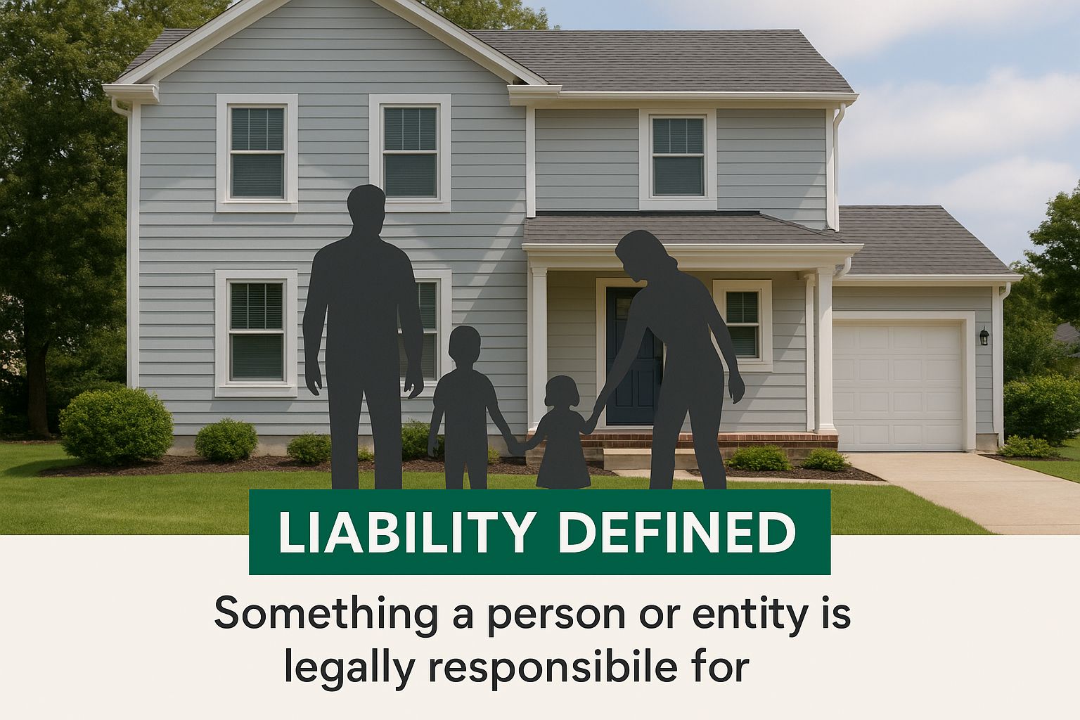 Infographic about personal liability coverage definition