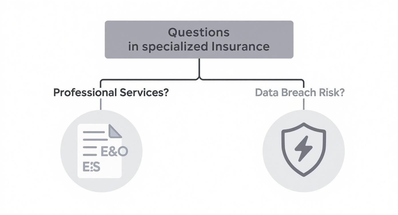 Infographic about insurance options for small business