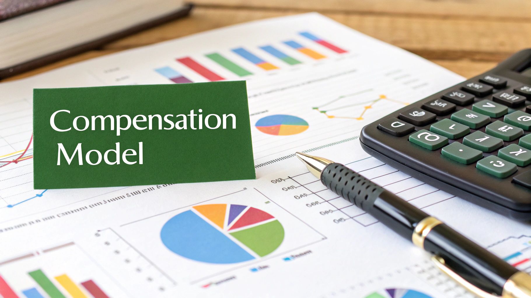 A person comparing different insurance documents spread out on a table, symbolizing choice.