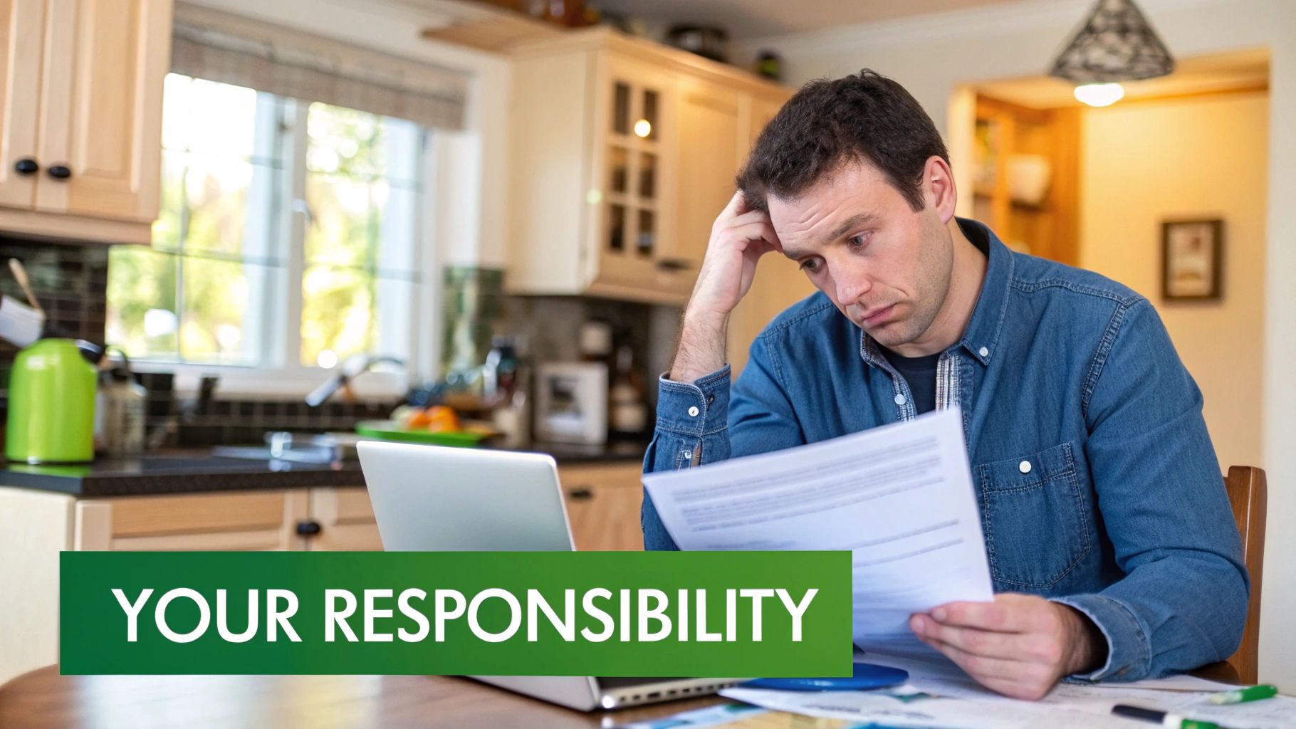 A magnifying glass held over a wooden surface, showing termites crawling underneath.