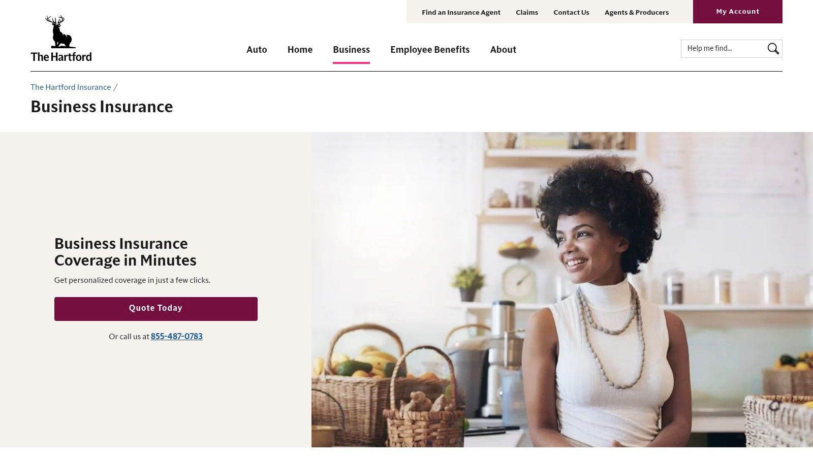 The Hartford — Best Overall for Small Business