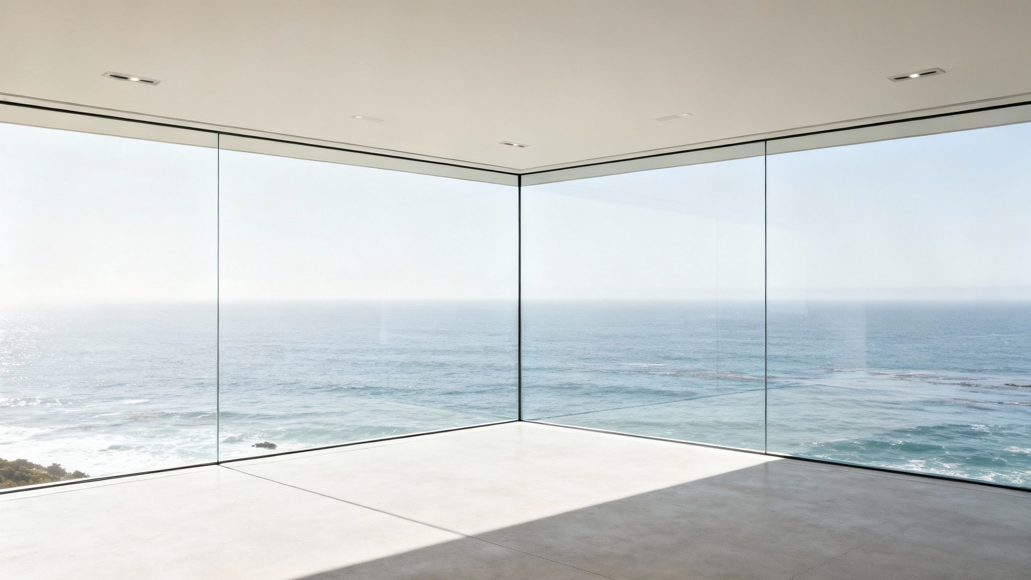Coastal Minimalist Frameless Systems