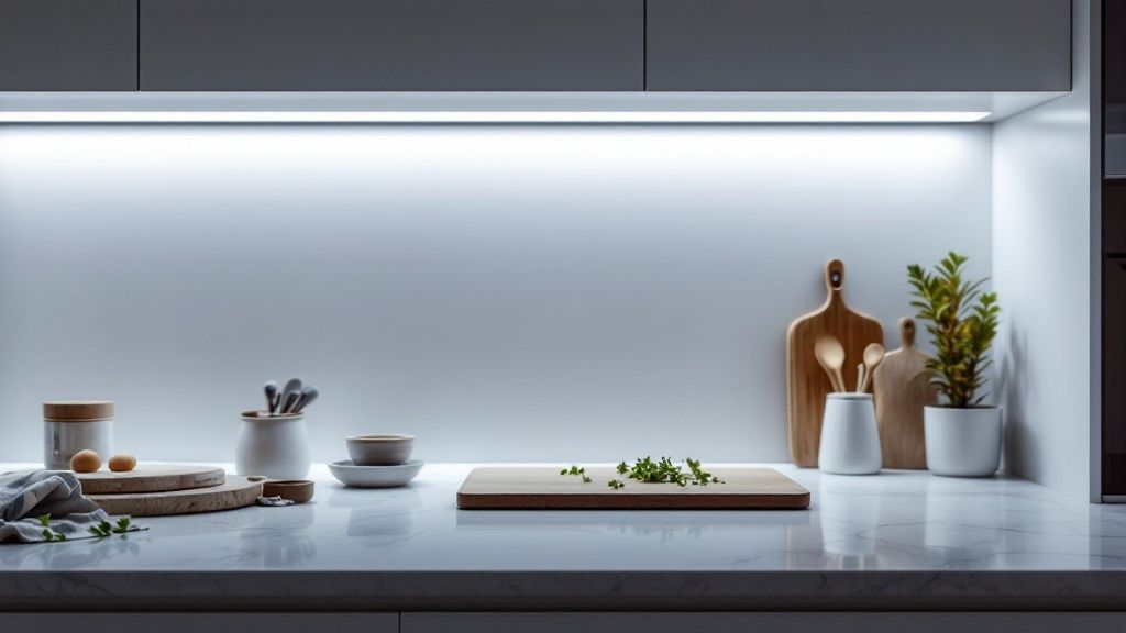 Task-Focused Under--Cabinet Lighting