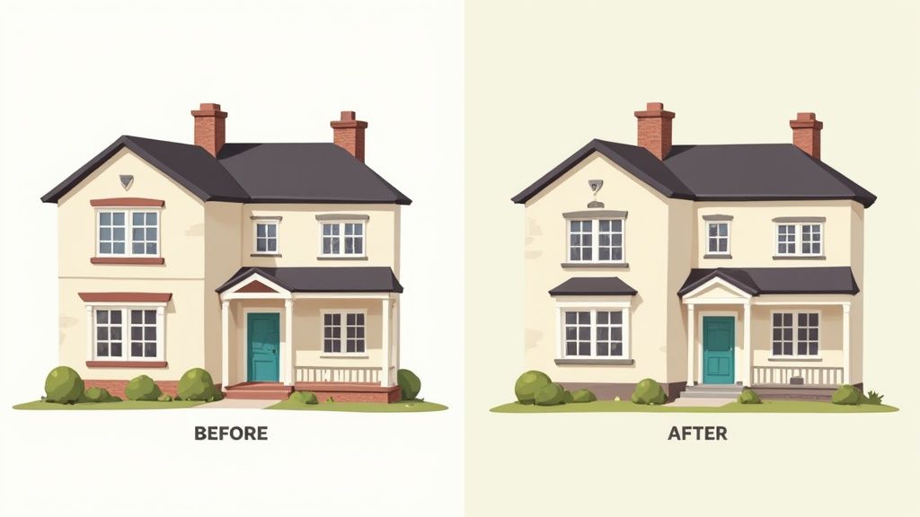 Before-and-After Visual Content Marketing