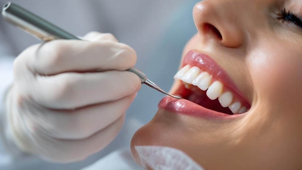 A friendly receptionist at Beyond Dental Care warmly welcoming a new patient for an emergency appointment.