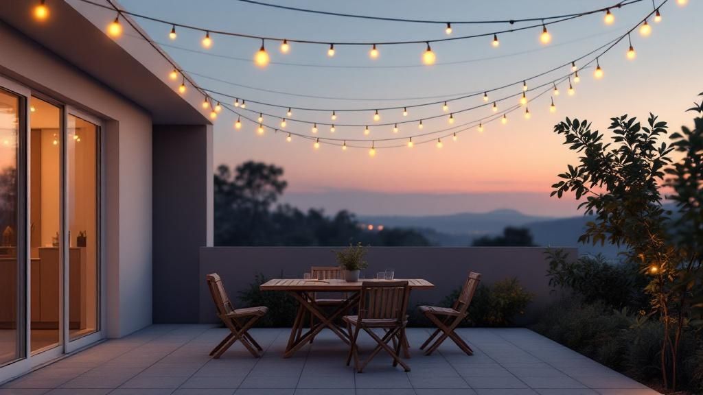 String Light Canopies and Overheads