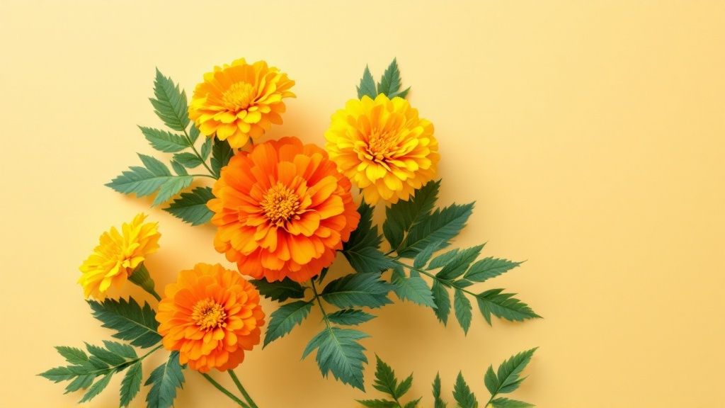 Marigolds (Tagetes species)