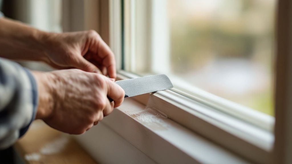 Glazing Compound Restoration and Window Putty Repair