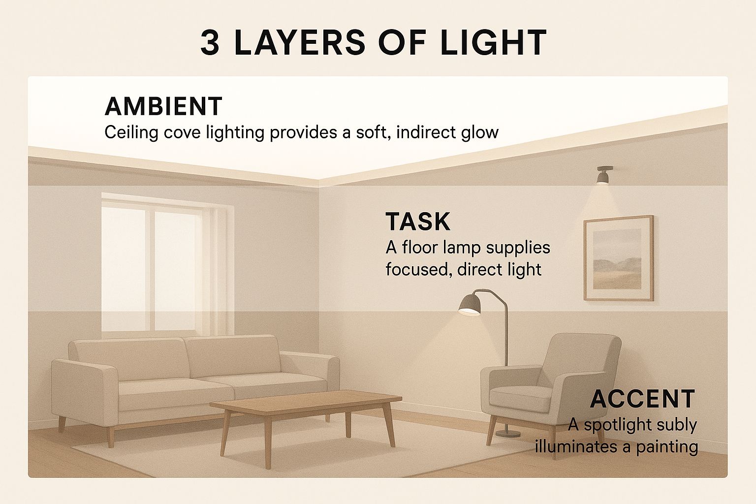 Infographic about ultimate guide: what is mood lighting & how to use it