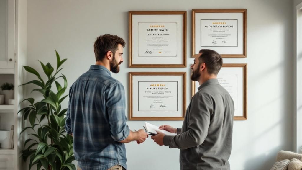 A person carefully reviewing a contract with a magnifying glass, highlighting the importance of spotting details.