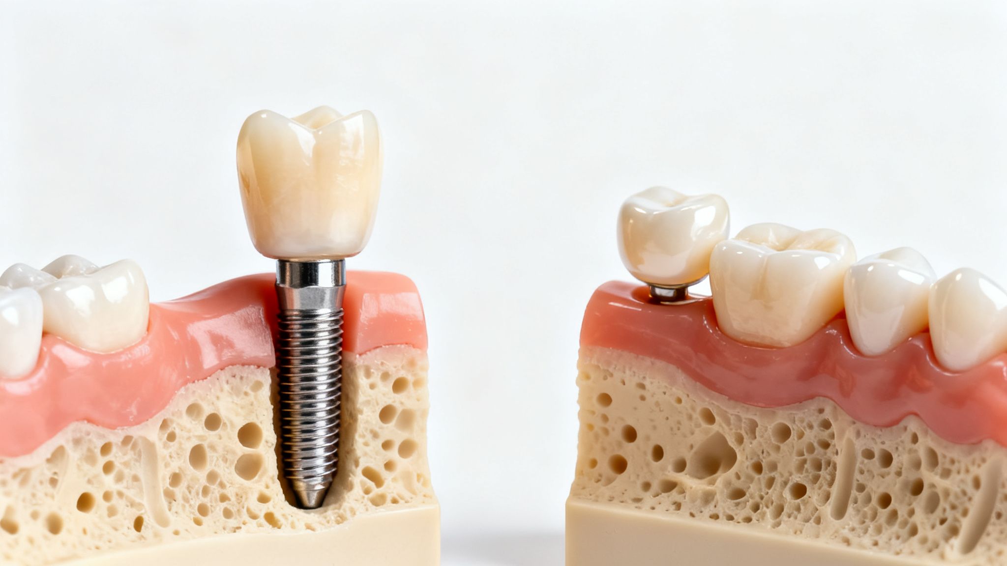 Detailed dental models showcasing a <a href=