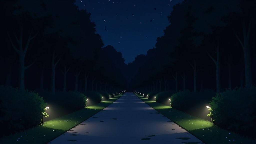 Pathway and Landscape Uplighting
