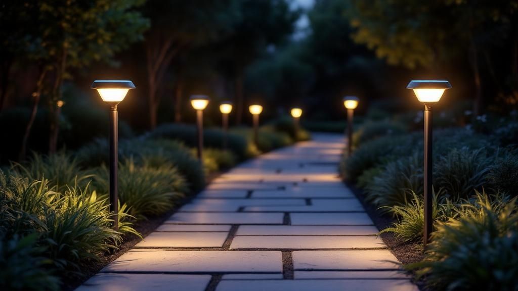 Solar-Powered Pathway and Garden Lights