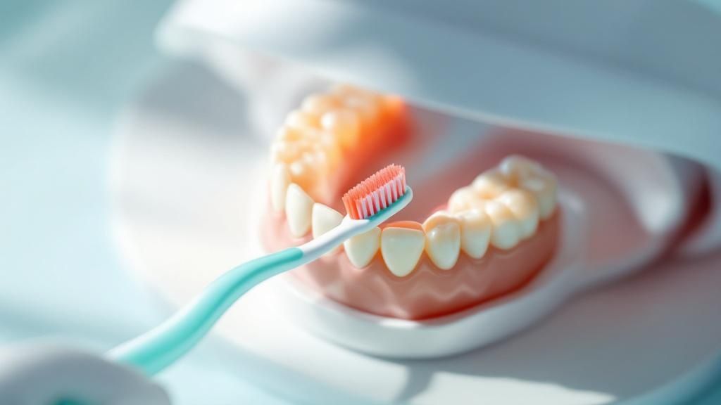 An assortment of different-sized interdental brushes.