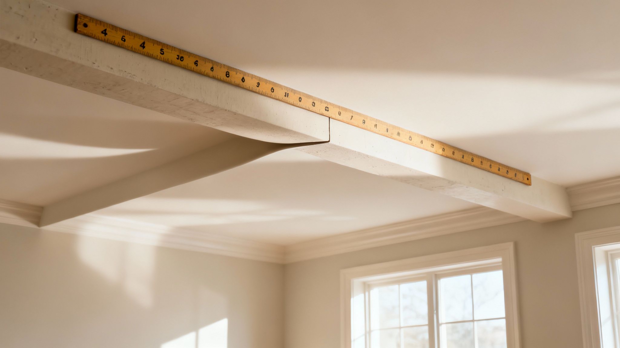 Evaluate Beam and Joist Sagging or Deflection