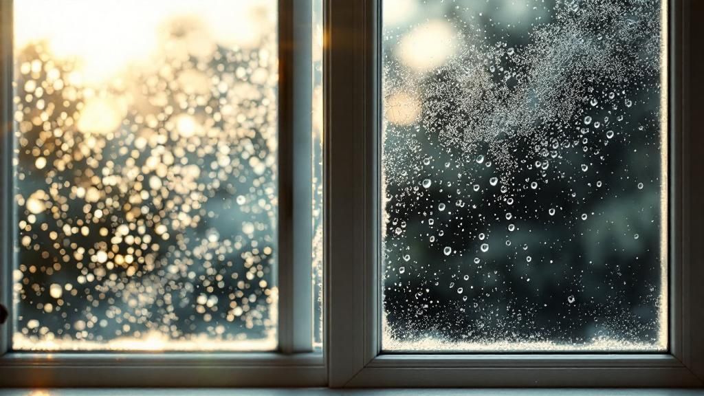 Condensation Between Glass Panes