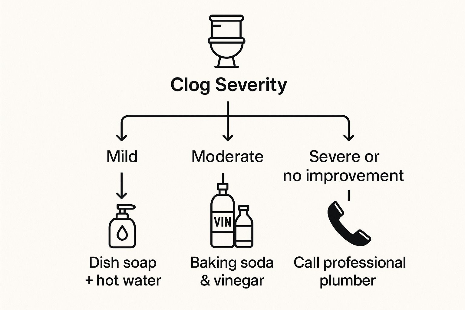 What to Do When Unclogging a Toilet Without a Plunger 4 Image