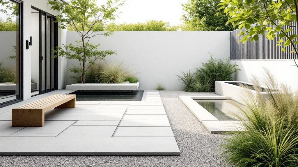 Minimalist Zen Garden Patio